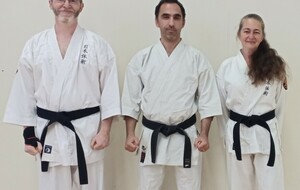 Cécile et Thierry ceinture noire 1er dan de Nihon Tai Jitsu 2023 06 21