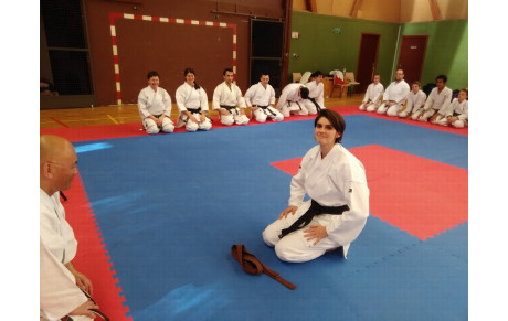 Élisa ceinture noire 1er Dan 