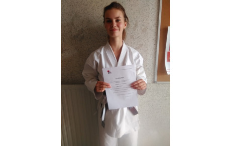 Ines ceinture noire 1er Dan