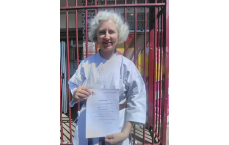 Cécile ceinture noire 1er Dan